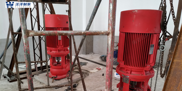 南通开沙岛-通州建总公司消防泵安装完成