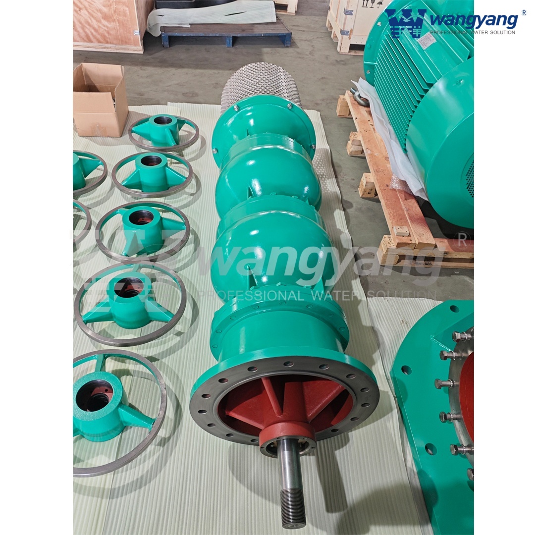 封闭式总轴立式涡轮泵（油润滑）