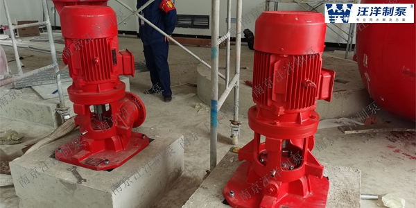 多台立式消防泵安装及时获客户称赞