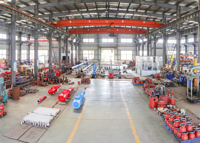 工业泵装配车间地板