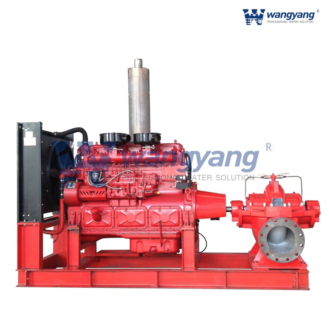 柴油机驱动的分体式消防泵