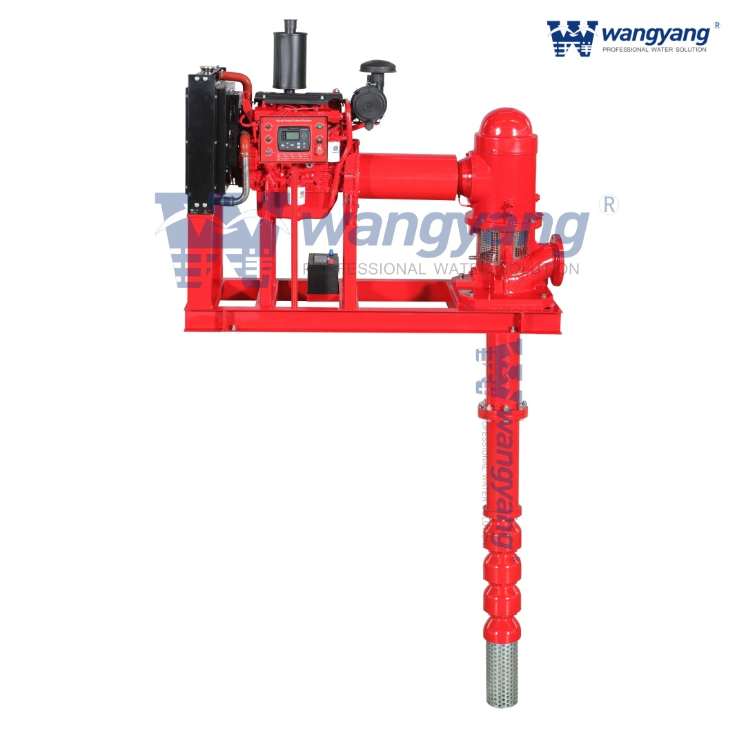 柴油机驱动立式涡轮消防泵