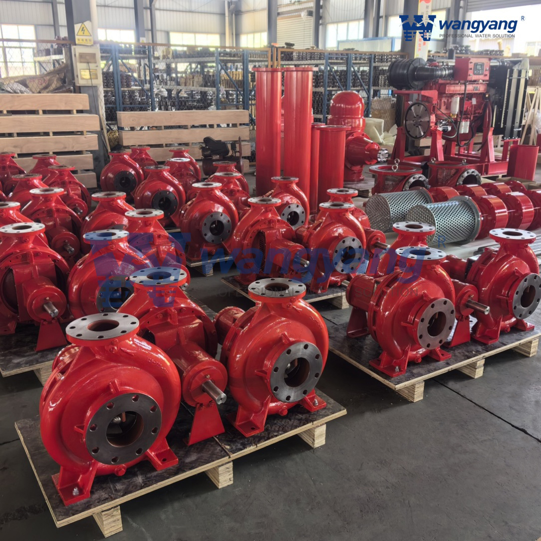 柴油机驱动端吸消防泵