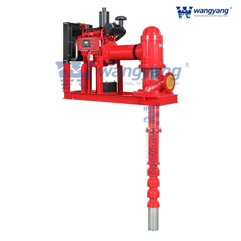 柴油机驱动立式涡轮消防泵