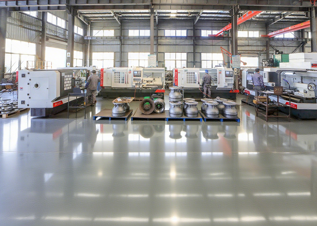 专业泵配件加工车间