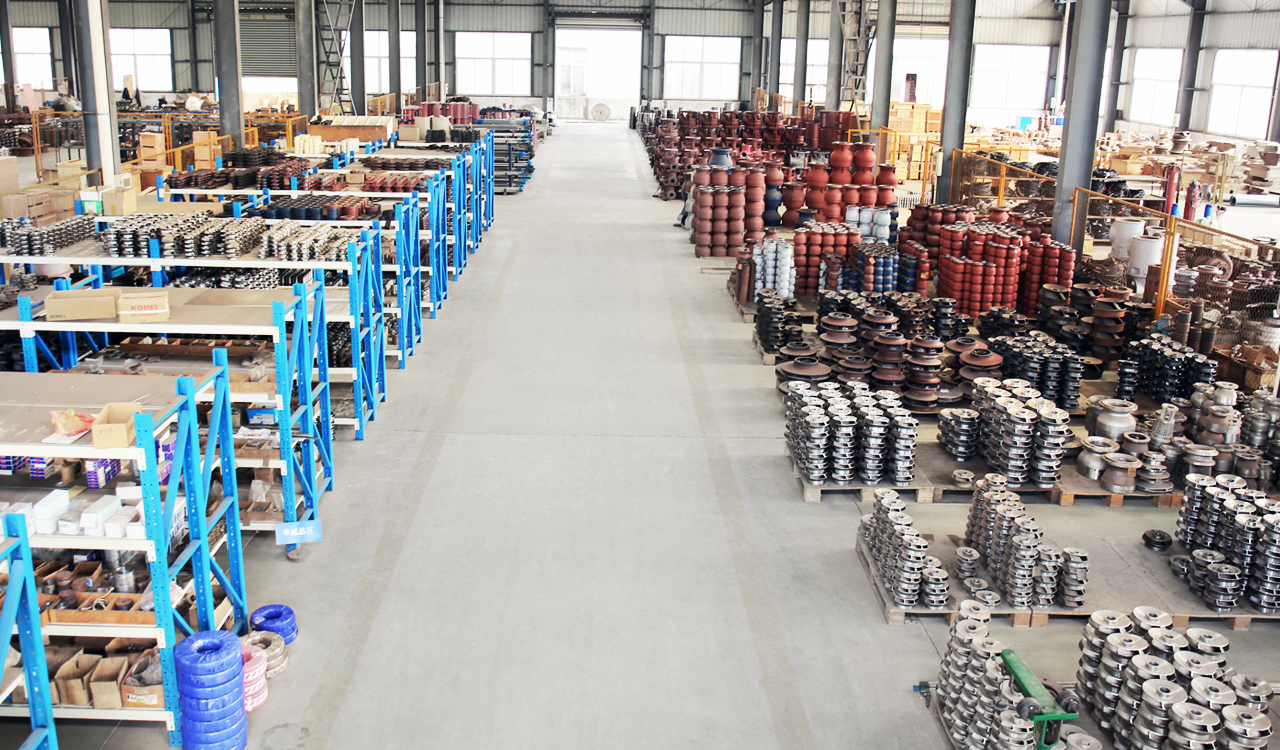 Large Scale Pump Parts Storage Warehouse