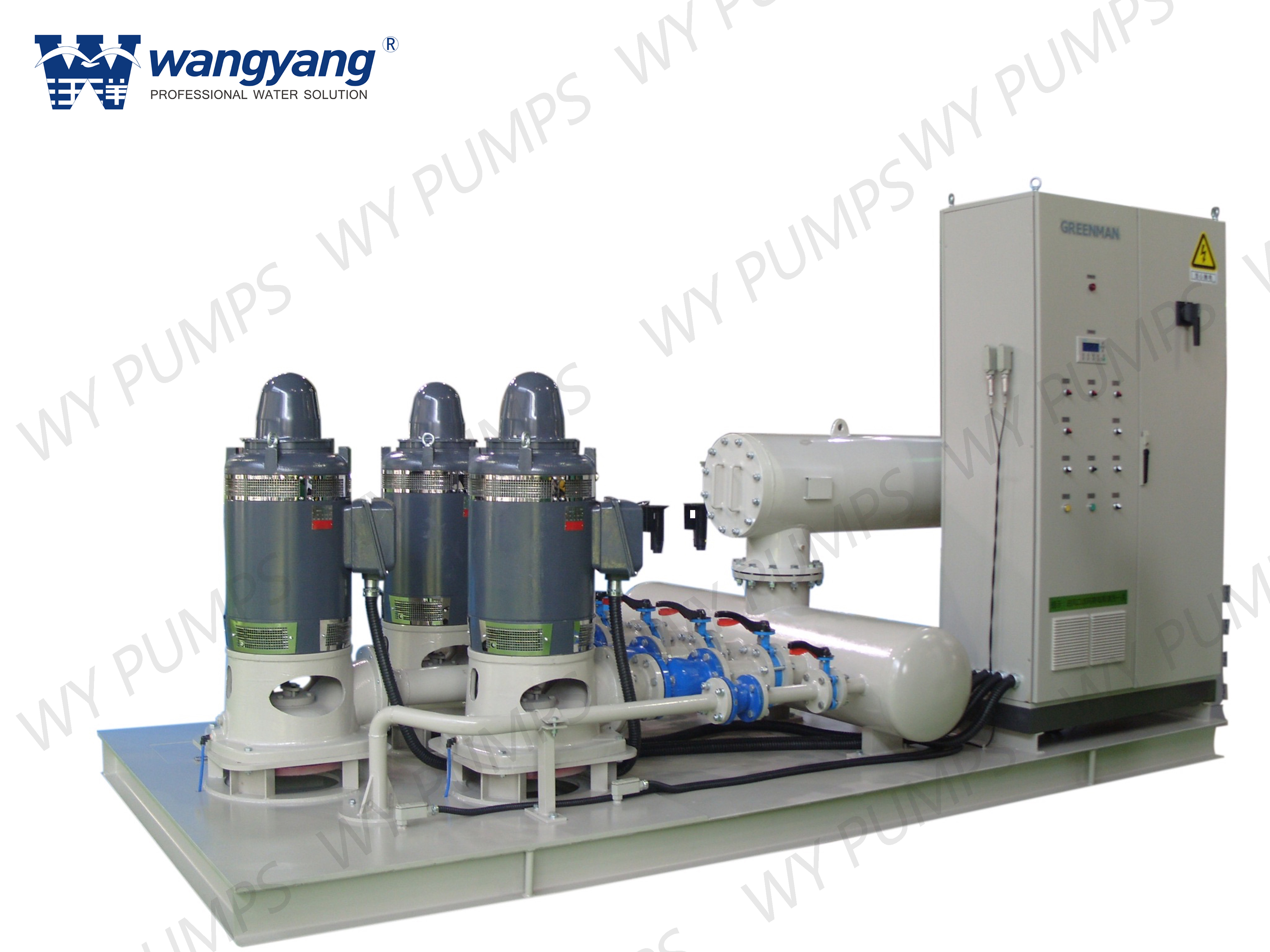 带空心轴电机的轴流立式涡轮泵