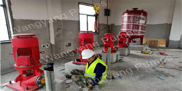 南京汪洋制泵为山西风电项目备战-深井消防泵